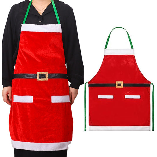 Christmas Apron Kitchen Cooking Apron Sleeveless Apron Baking Apron - Style 1