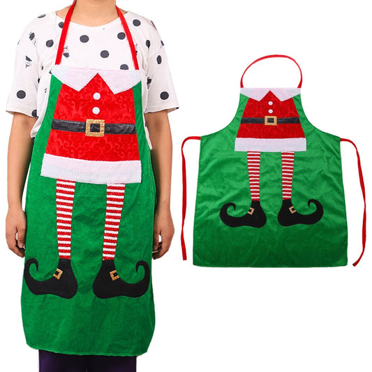 Christmas Apron Kitchen Cooking Apron Sleeveless Apron Baking Apron - Style 2