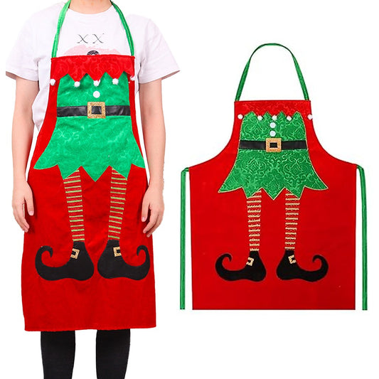 Christmas Apron Kitchen Cooking Apron Sleeveless Apron Baking Apron - Style 3
