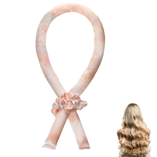 Satin Heatless Curling Set - Orange