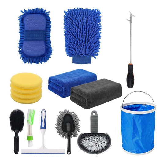 15-Piece Car Wash Cleaning Tools Set Car Cleaning Detailing Brushes