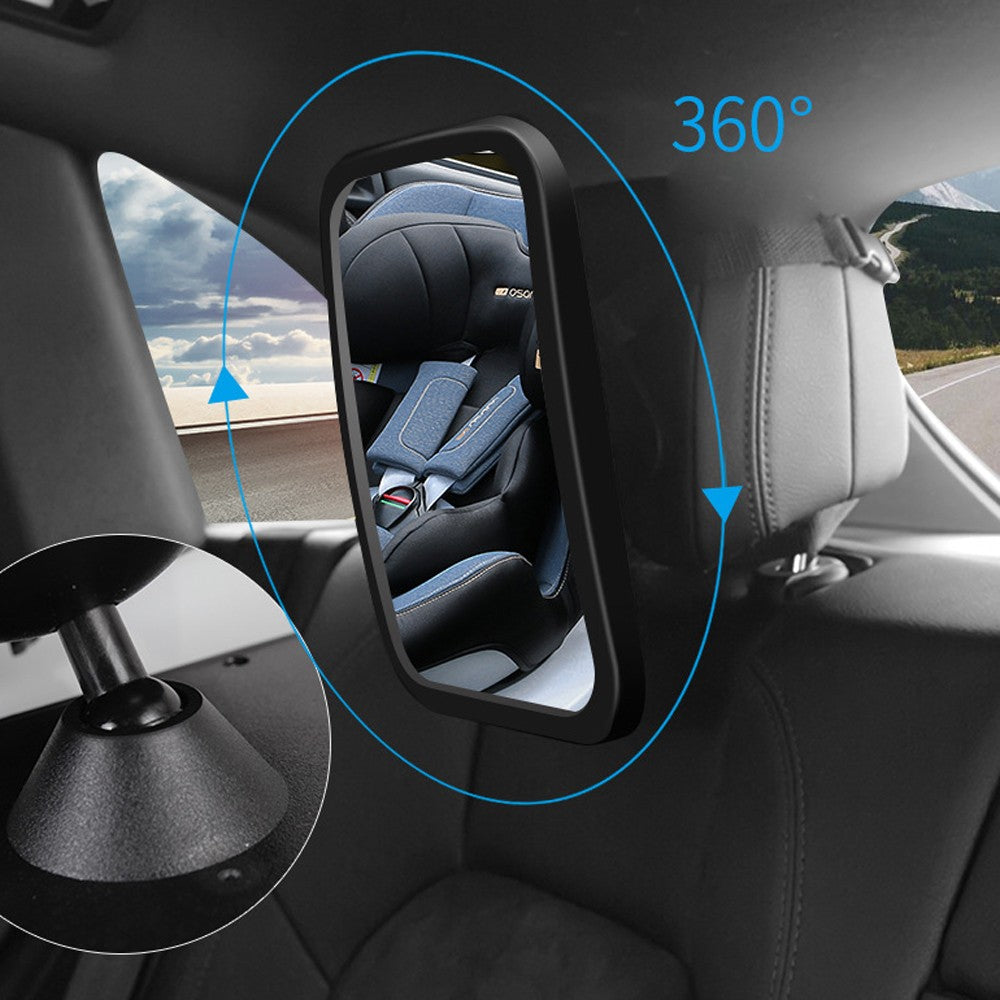 Baby Car Backseat Mirror Adjustable Rear View Facing Back Seat Mirror