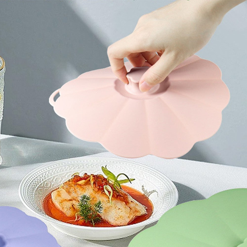 Set of 5 Reusable Silicone Lids Covers for Cups Bowls Pots - Set 1