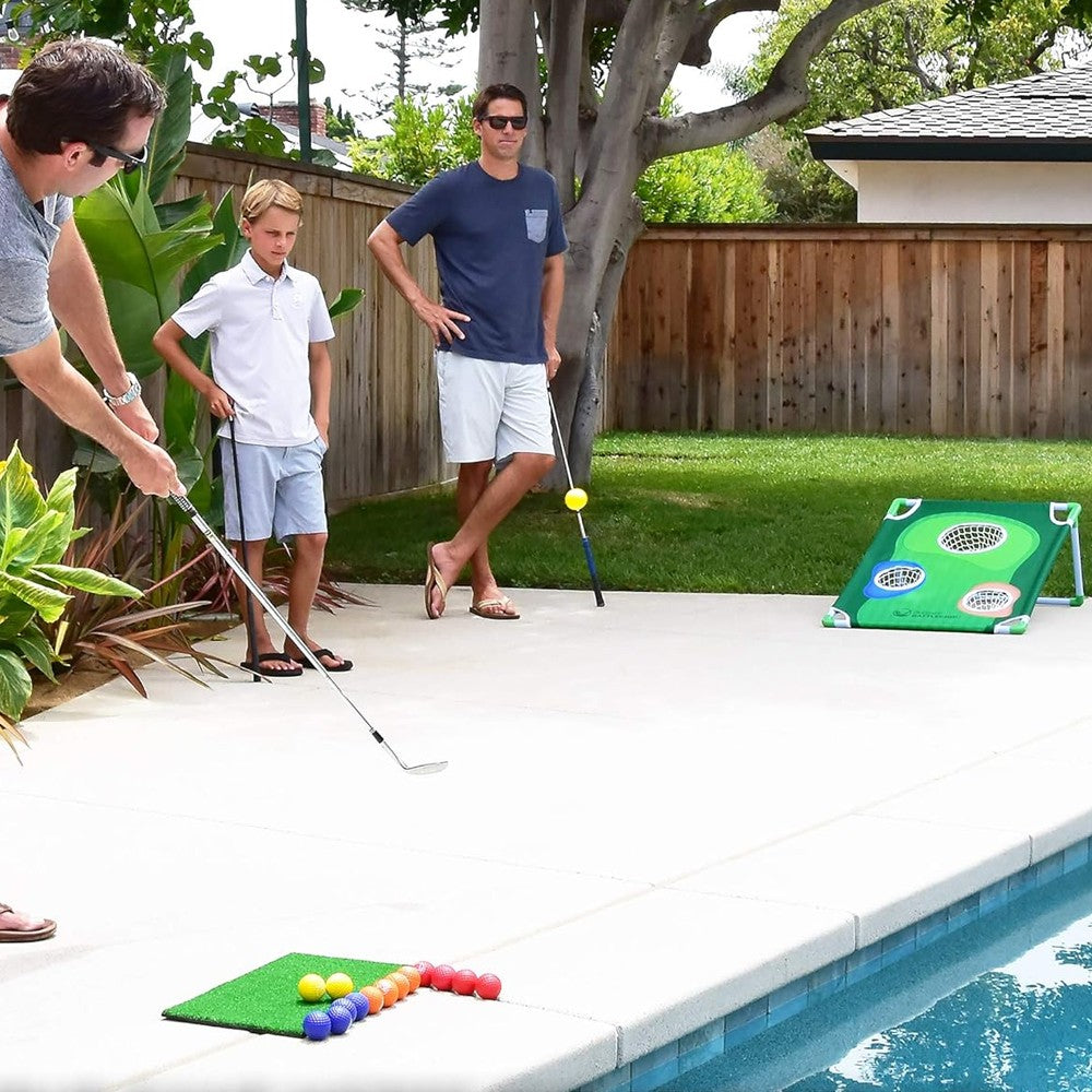 Portable Golf Cornhole Chipping Game Set Golf Training Accessories