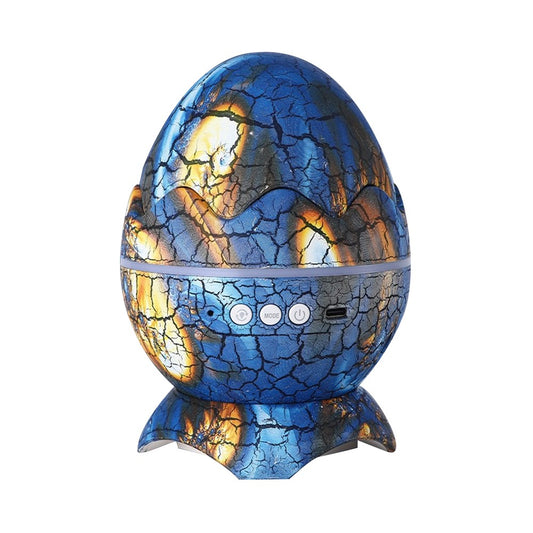 Dinosaur Egg Galaxy Star Projector Starry Light with Bluetooth Speaker - Blue