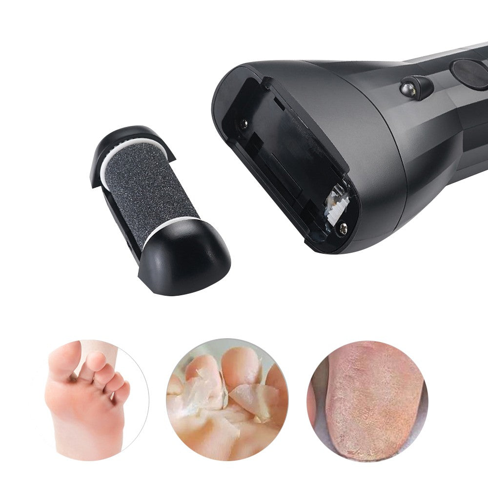 Electric Foot Callus Remover Kit Rechargeable Foot File with 3 Grinding Heads