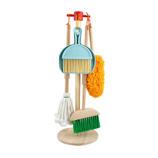 6-Piece Kids Cleaning Tool Set Detachable Toddlers Housekeeping Kit