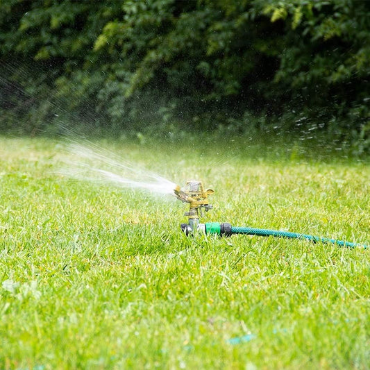 1Pc 360 Degree Rotary Sprinkler Impulse Sprinkler Lawn Irrigation Sprinkler