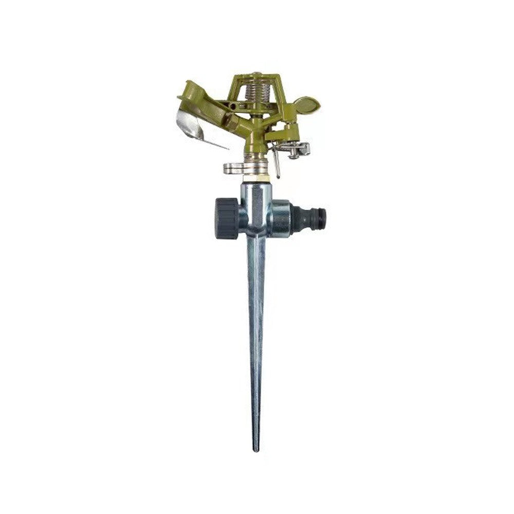 1Pc 360 Degree Rotary Sprinkler Impulse Sprinkler Lawn Irrigation Sprinkler