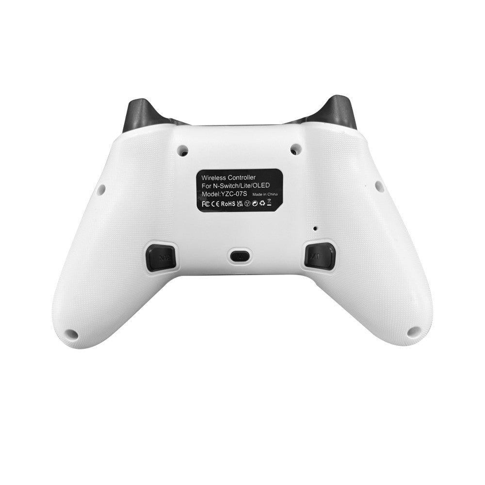 Wireless Game Controller Programmable Gamepad for Nintendo Switch - White