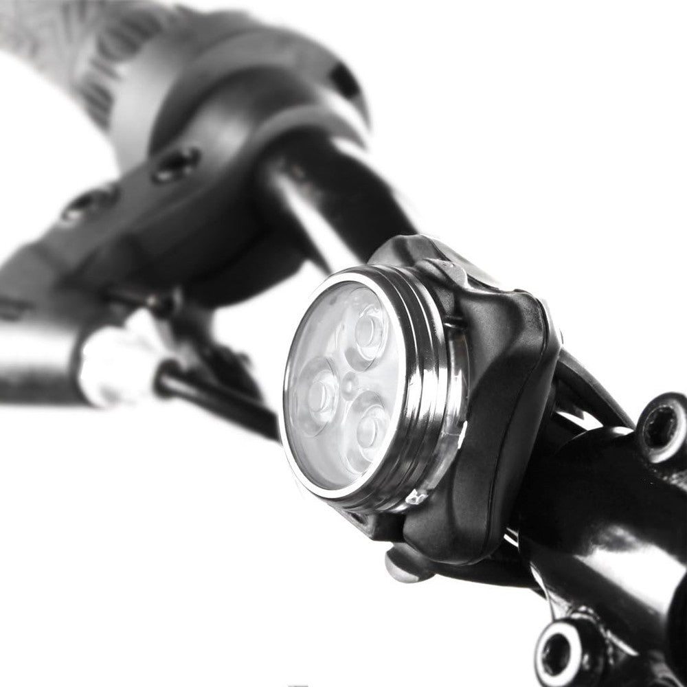 1 X USB Rechargeable Bike Light Set Bicycle Front Headlight and Rear Lights with 4 Light Mode