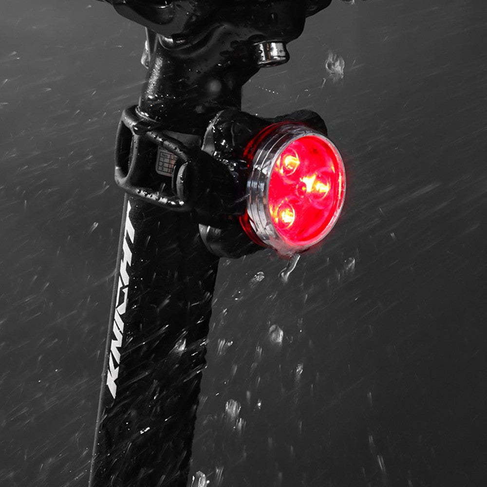 2 X USB Rechargeable Bike Light Set Bicycle Front Headlight and Rear Lights with 4 Light Mode
