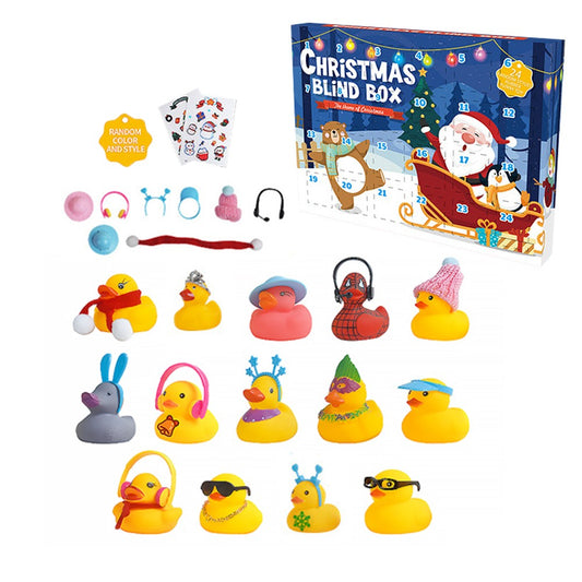 2Pcs Christmas Advent Calendar 24 Days Countdown Calendar Kids Toys
