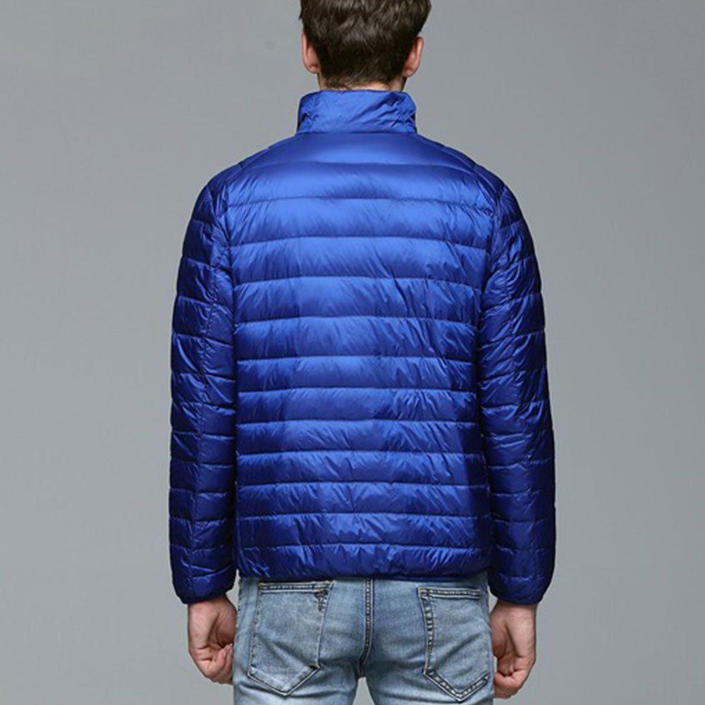 Mens Stand-up Collar Jacket K-6006 Royalblue