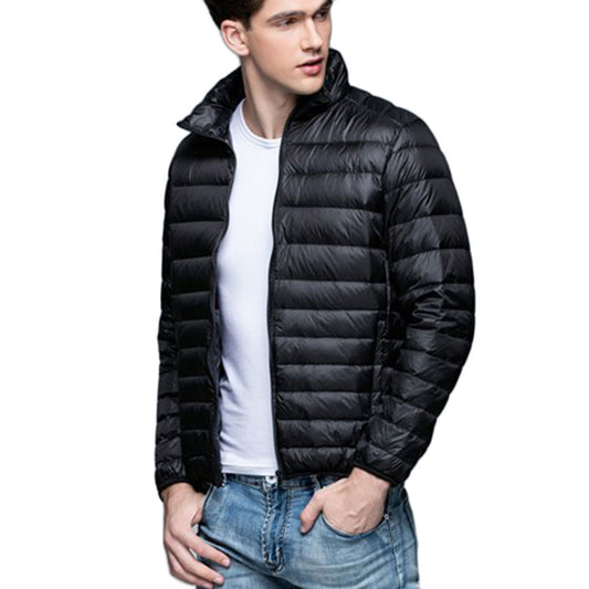 Mens Stand-up Collar Jacket K-6006 Black