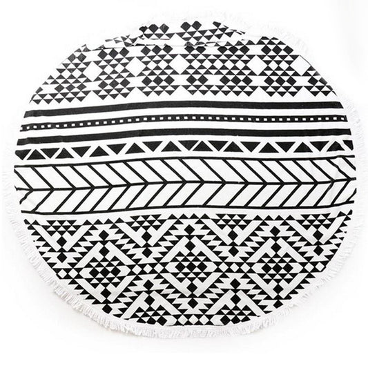 Microfiber Round Beach Towel Style A