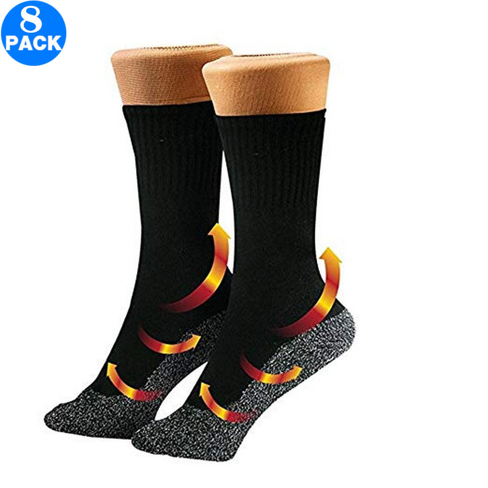 8Pairs Anti Cold 35 Degree Below Aluminized Fiber Socks