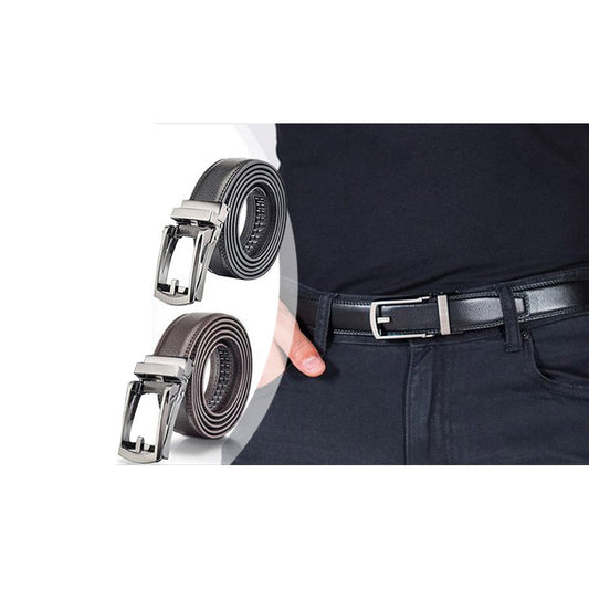 Comfort Gentleman's Click Adjustable PU Leather Belt