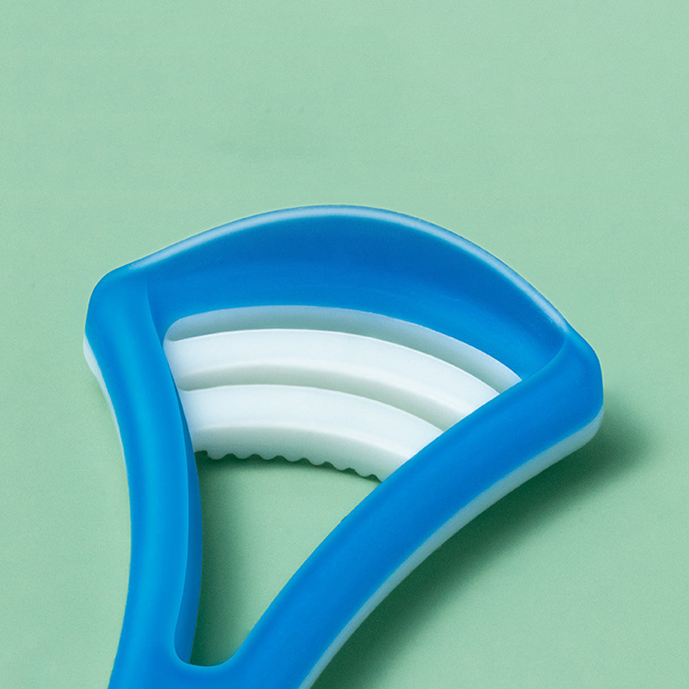 4 X Silicone Tongue Cleaner Tongue Scraper Tongue Brush Random Colour