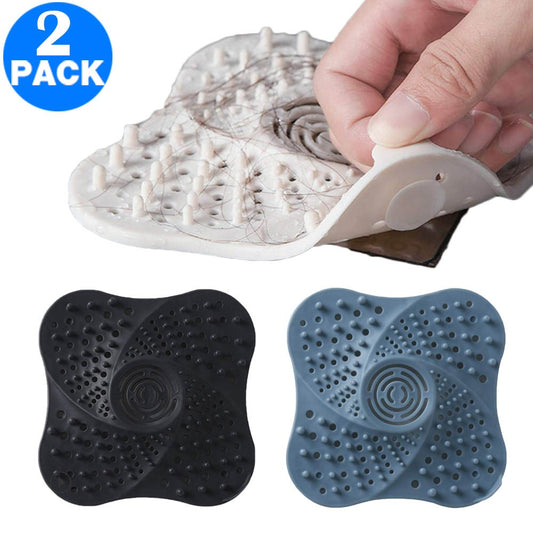 2 X Shower Sink Hair Catchers Hair Traps with Suckers