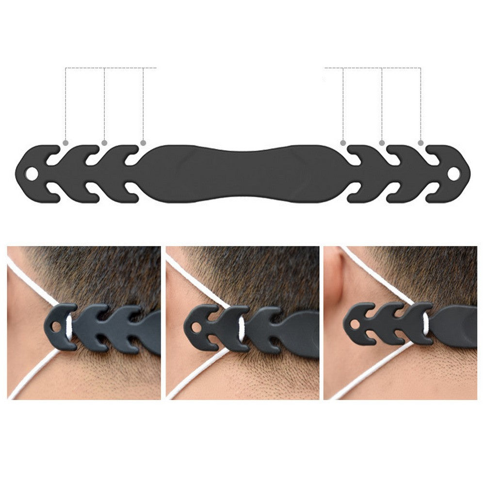 20 X Adjustable Prevent Earache Ear Cord Extension Hooks for Face Cover