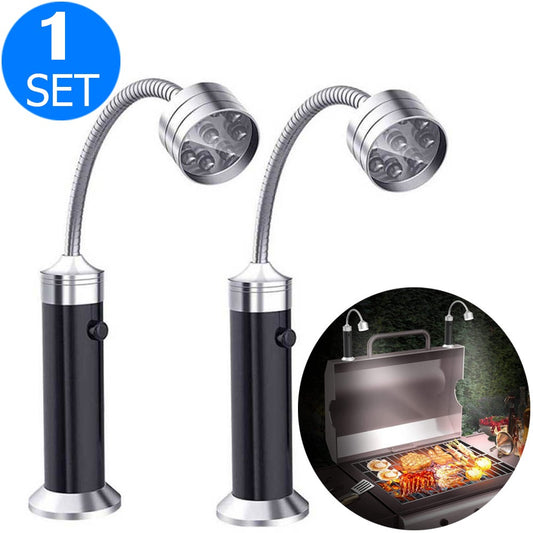 2PCS 9LED Barbecue Grill Lights with Magnetic Base Set