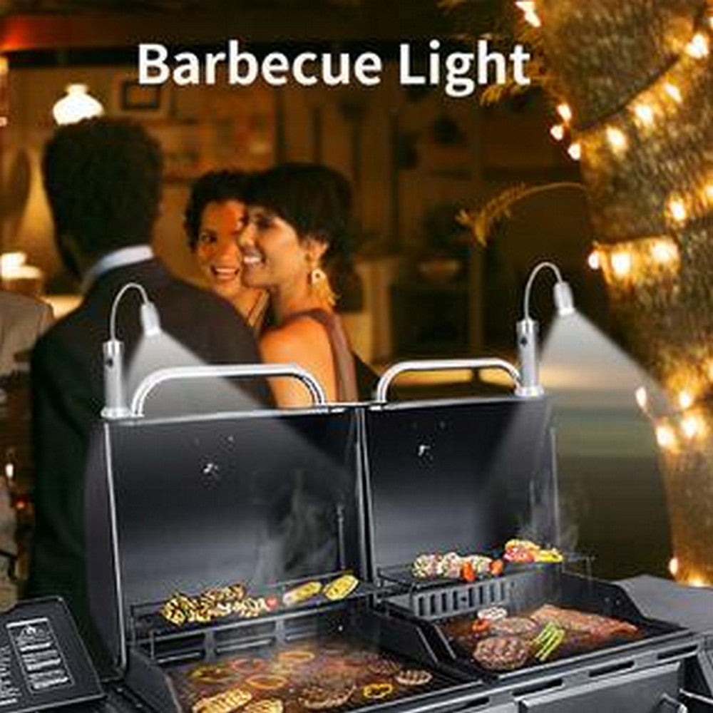 2PCS 9LED Barbecue Grill Lights with Magnetic Base Set