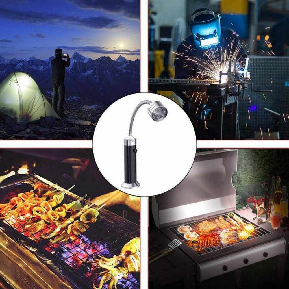 2PCS 9LED Barbecue Grill Lights with Magnetic Base Set