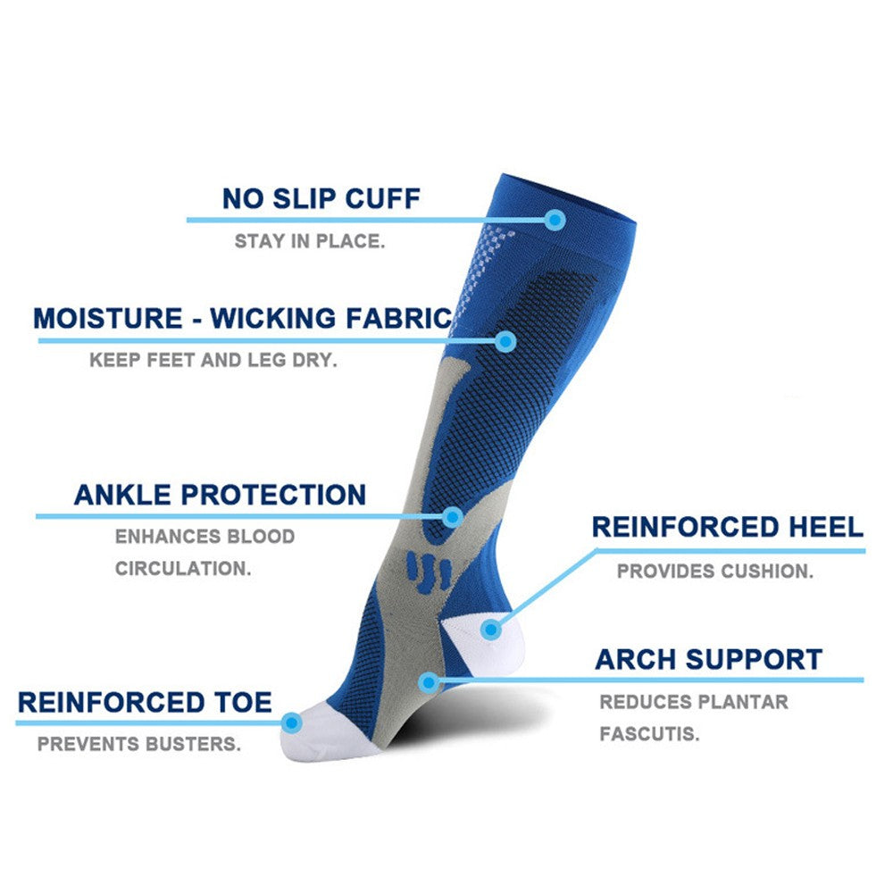 3 X Unisex Compression Socks Style 1