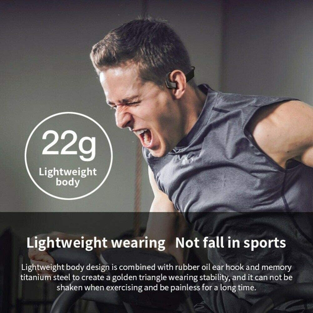 Bone Conducting Headphones K08 Bluetooth Wireless Headphones Wireless Earbuds Red