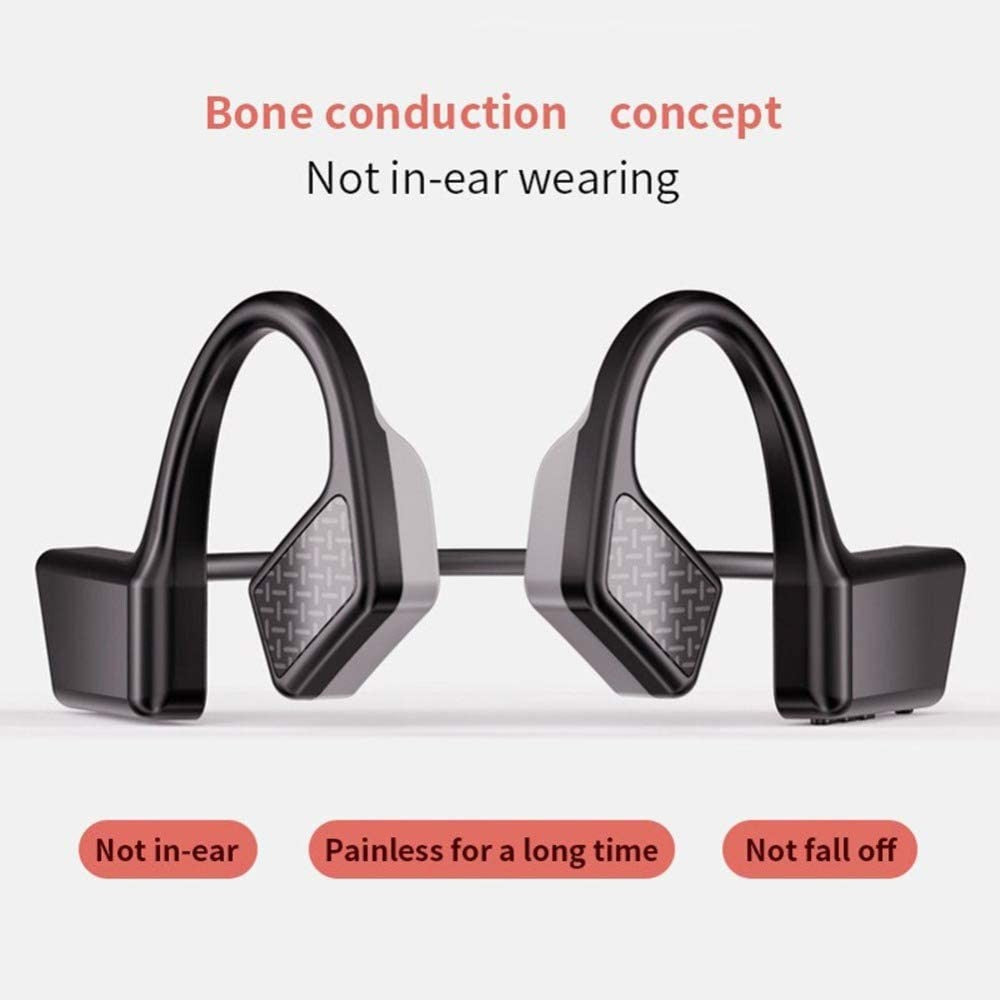 Bone Conducting Headphones K08 Bluetooth Wireless Headphones Wireless Earbuds Red