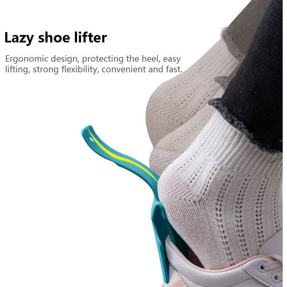 6 X Portable Lazy Shoe Lifting Helper Random Colour