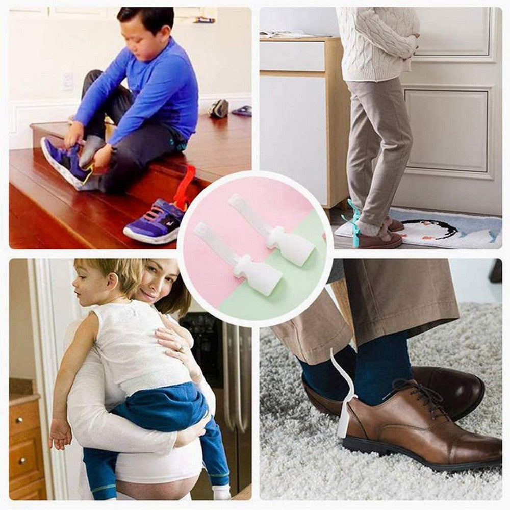 6 X Portable Lazy Shoe Lifting Helper Random Colour
