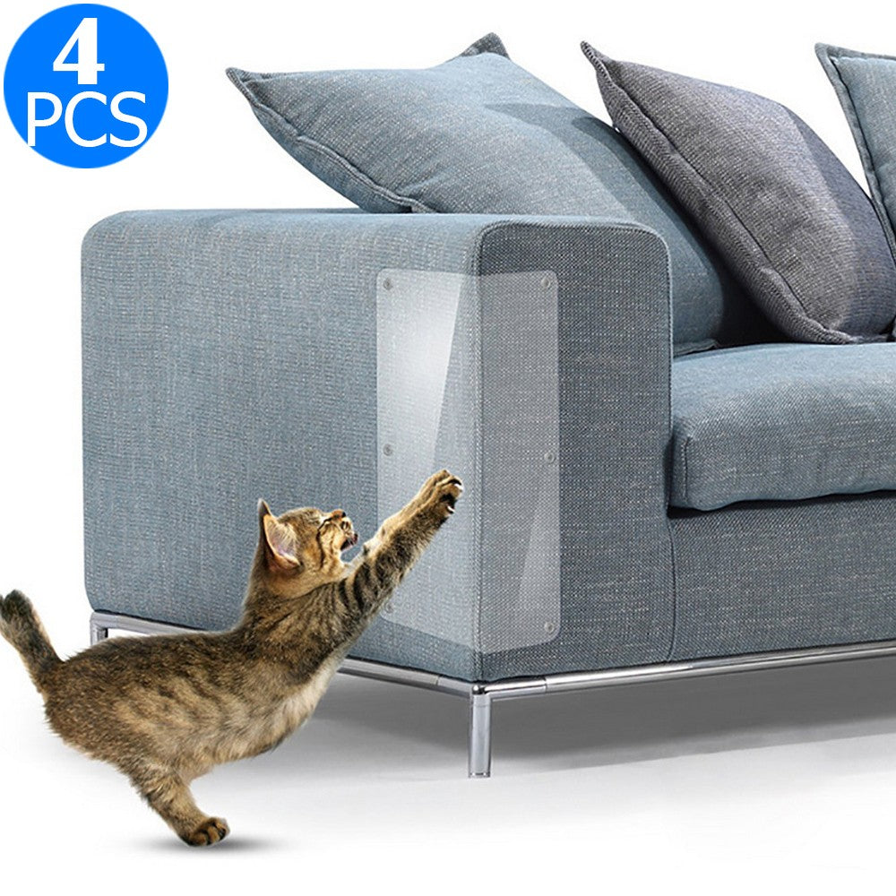 4 Pcs Cat Scratch Protectors Sofa Couch Furniture Protectors
