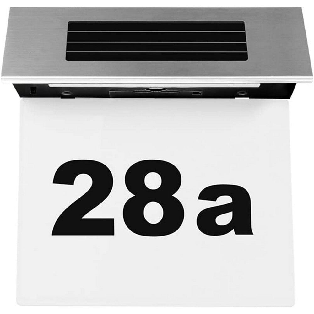 4LED Solar Powered Doorplate Number Sign Lights