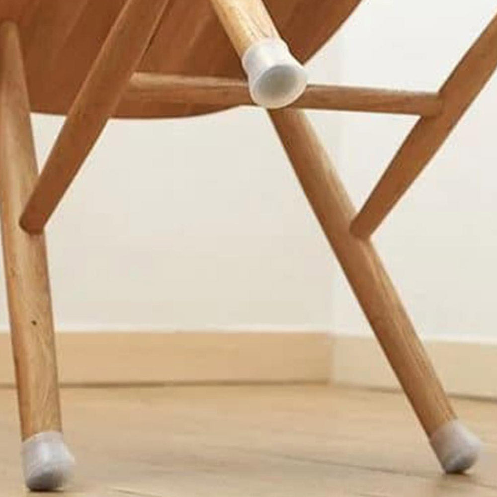 12X Home Decor Furniture Silicon Protection Cover Table Legs Protection Lids-Transparent