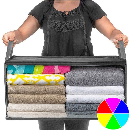 Foldable Closet Organizer Dustproof Clothing Storage Bag with Handles