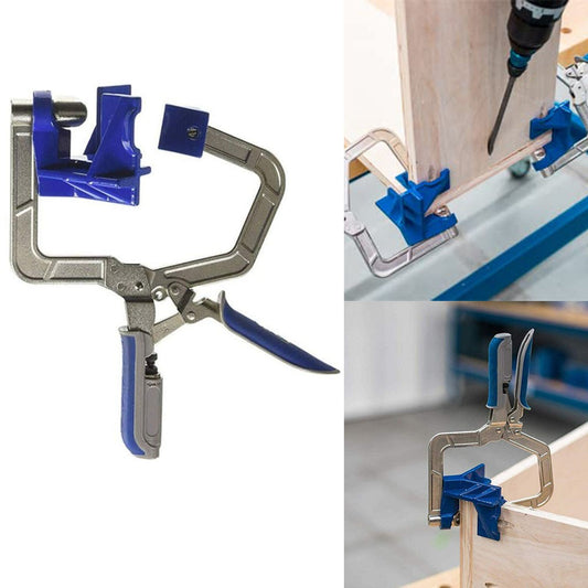 90 Degrees Auto Adjustable Corner Clamp DIY Woodworking Tool Right Angle Clamp
