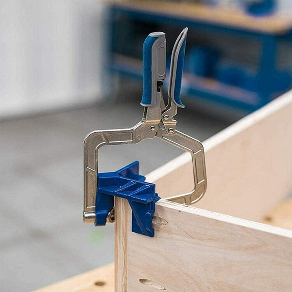 2 Pack 90 Degrees Auto Adjustable Corner Clamps DIY Woodworking Tools Right Angle Clamps