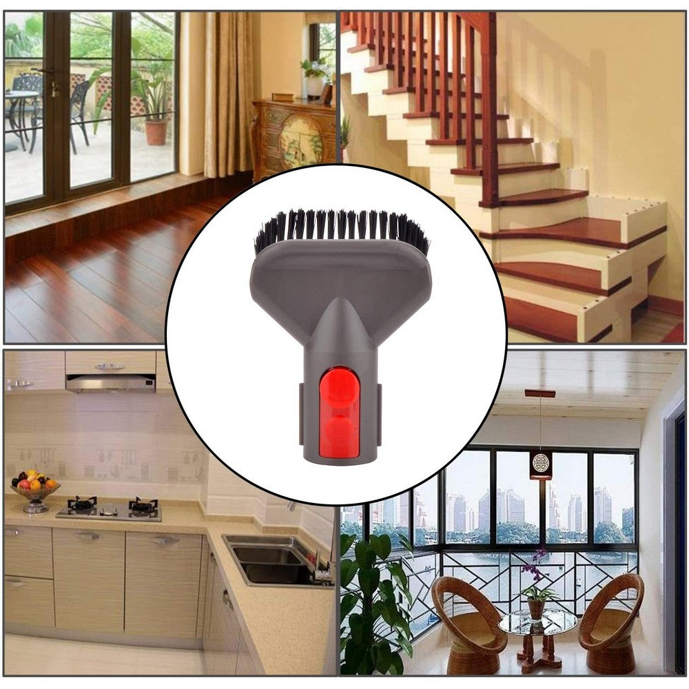 6PCS Non-Branded Attachment Flexible Hose Kit Brush Accessories Set Compatible with Dyson V8 V7 V10 V11 Cordless Vacuum Cleaner