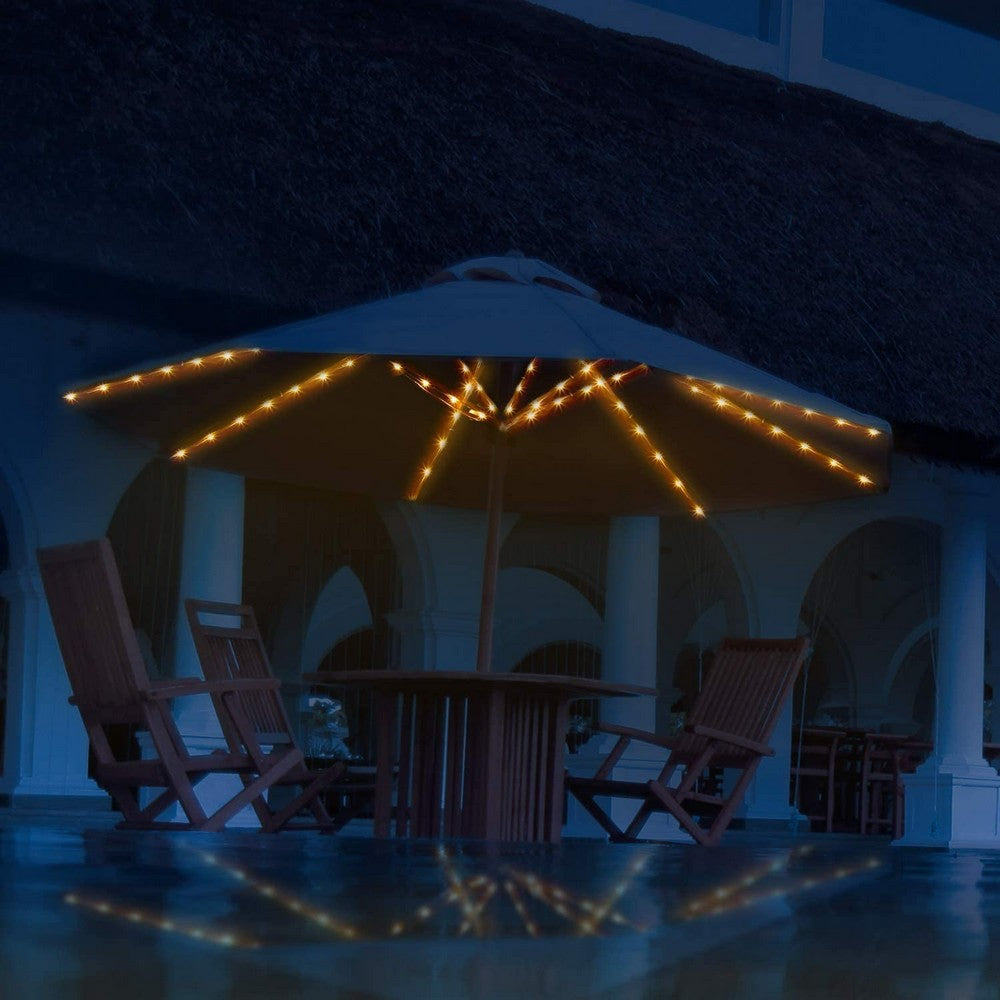 104LED 8 Modes Outdoor Battery Operated Remote Control String Lights for Patio Umbrella
