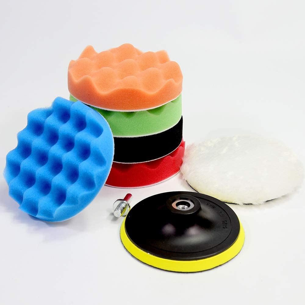 39Pcs Car Buffing Pads Foam Drill Polishing Pad Kits
