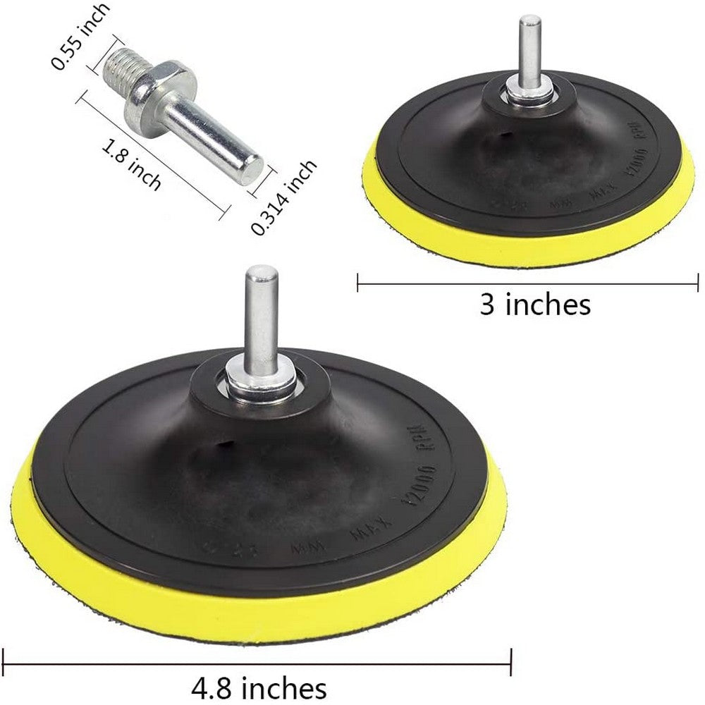 39Pcs Car Buffing Pads Foam Drill Polishing Pad Kits