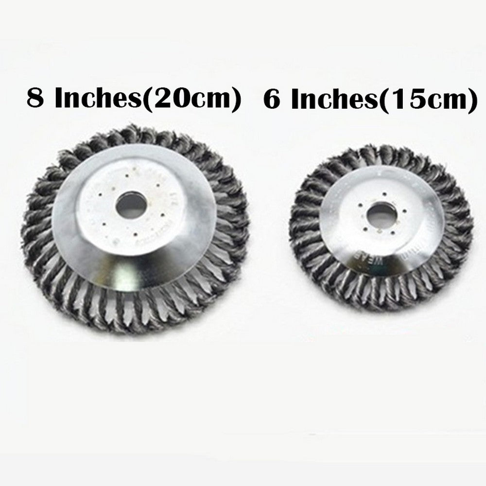 2 X Garden Grass Strimmer Head Weed Trimmer Brush Lawn Mower Head Grass Cutter Rotating Replacement Tool