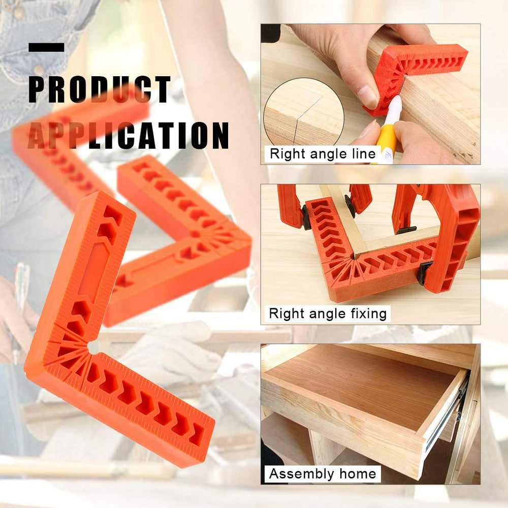 12 X 3 inch 4 inch 6 inch Positioning Squares 90 Degree Right Angle Corner Clamps Woodworking Tools