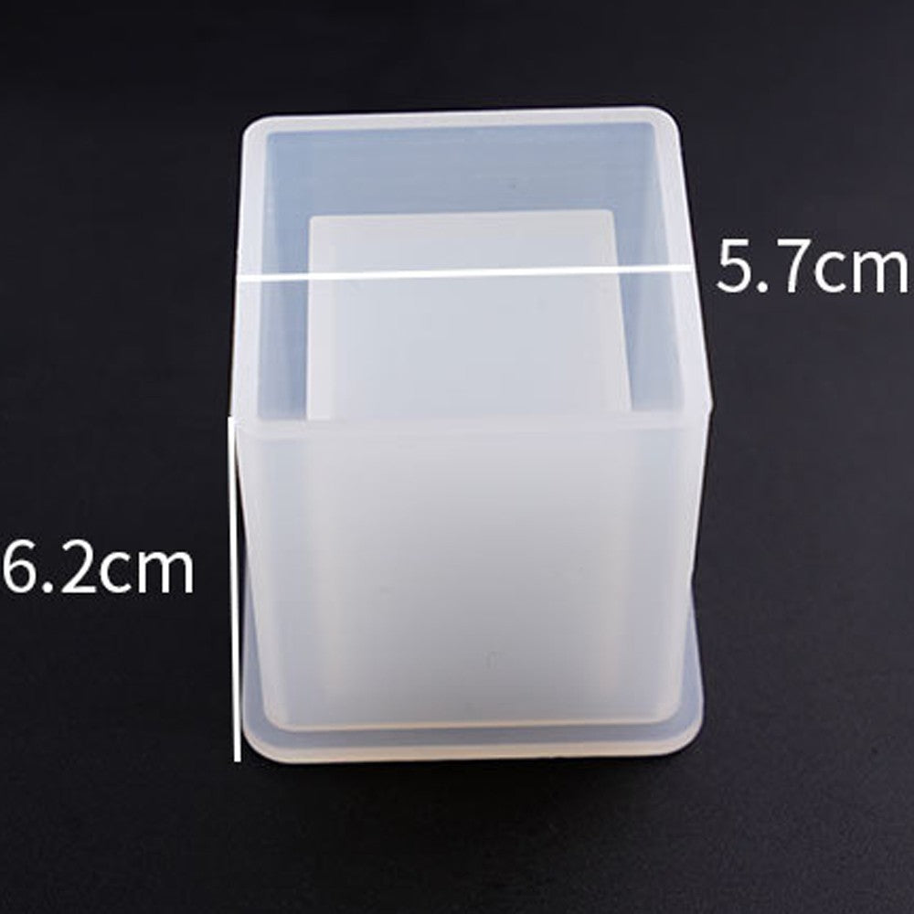 4 X DIY Resin Crafts Pen Holder Mould Silicone Mold