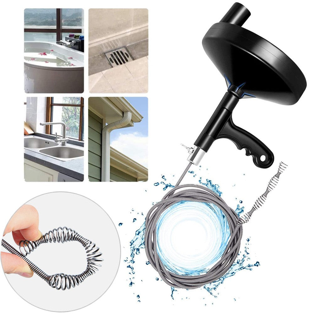 5 Meters Drain Auger Sink Hair Clog Remover