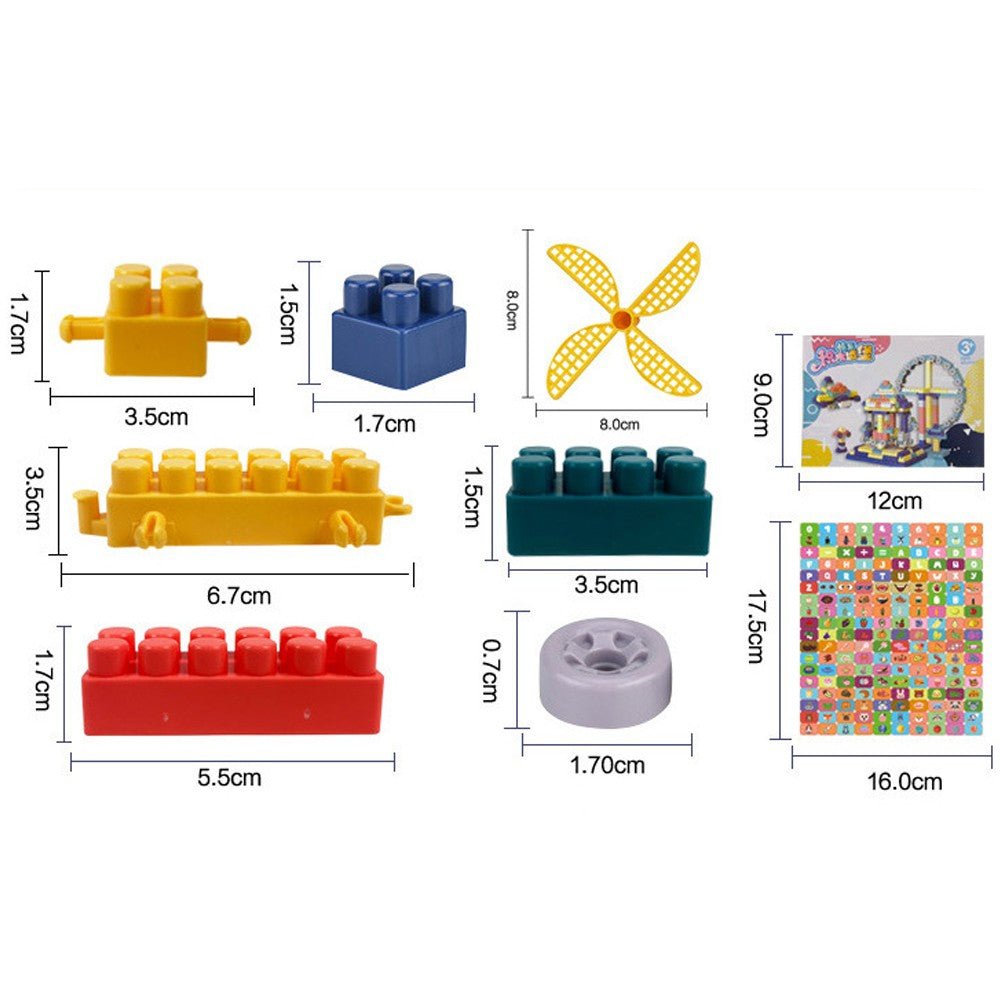 360PCS Kids Building Bricks Blocks Toys Set