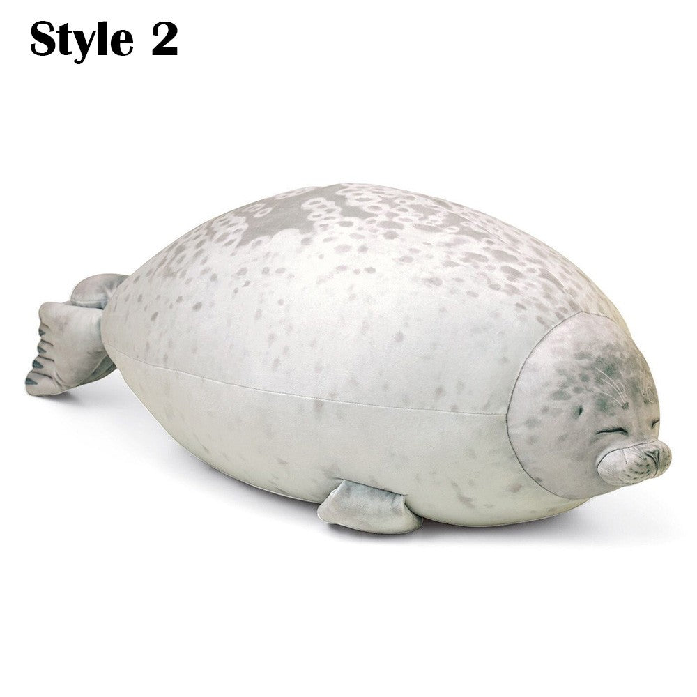 30cm Cute Chubby Seal Cushion Plush Hugging Pillow Christmas Gift Small