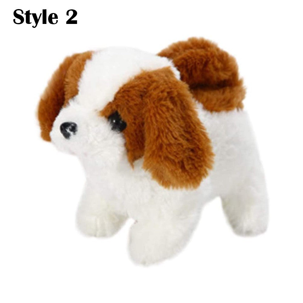 Kids Electric Pet Simulation Dog Doll Walking Wagging Barking Puppy Toy
